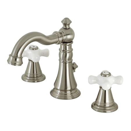 Fauceture FSC1978APX Widespread Bathroom Faucet with Retail Pop-Up, Brushed Nickel FSC1978APX